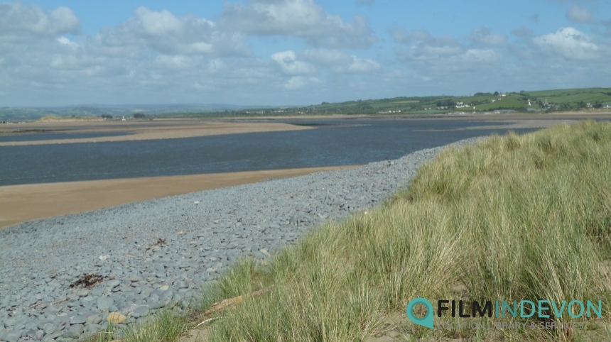Beach and Estuary with Marshland Behind ideal location for filming in ...